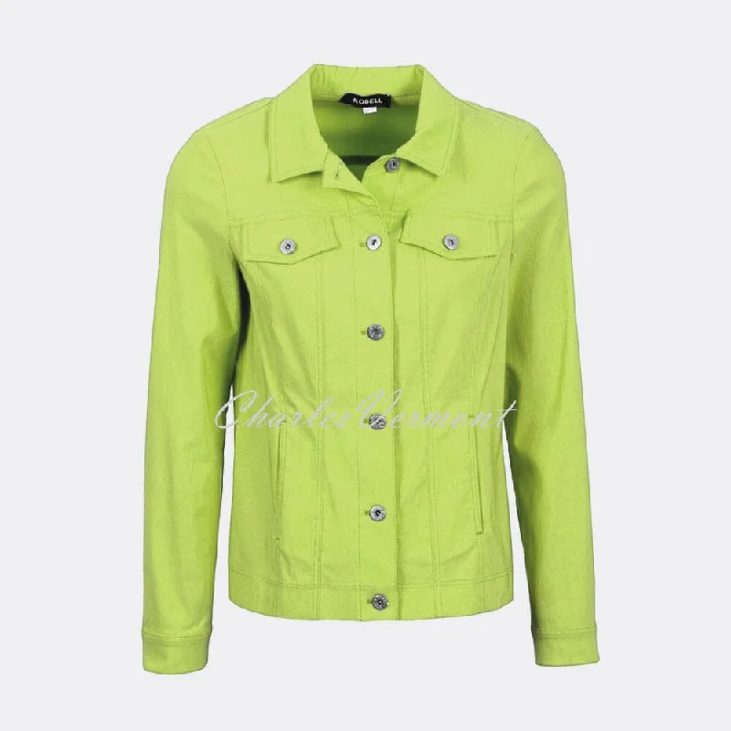 Robell Happy Jacket 57609-5499-810 (Lime) Nylon Fabric Polyester Fabric Spandex Fabric Robell Happy Jacket 57609-5499-810 (Lime) Nylon Fabric Polyester Fabric Spandex Fabric