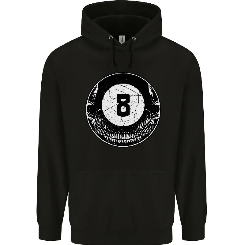 8-Ball Skull Pool Player 9-Ball Mens 80% Cotton Hoodie Hoodie with Set-In Sleeves Structured Classic 8-Ball Skull Pool Player 9-Ball Mens 80% Cotton Hoodie Hoodie with Set-In Sleeves Structured Classic