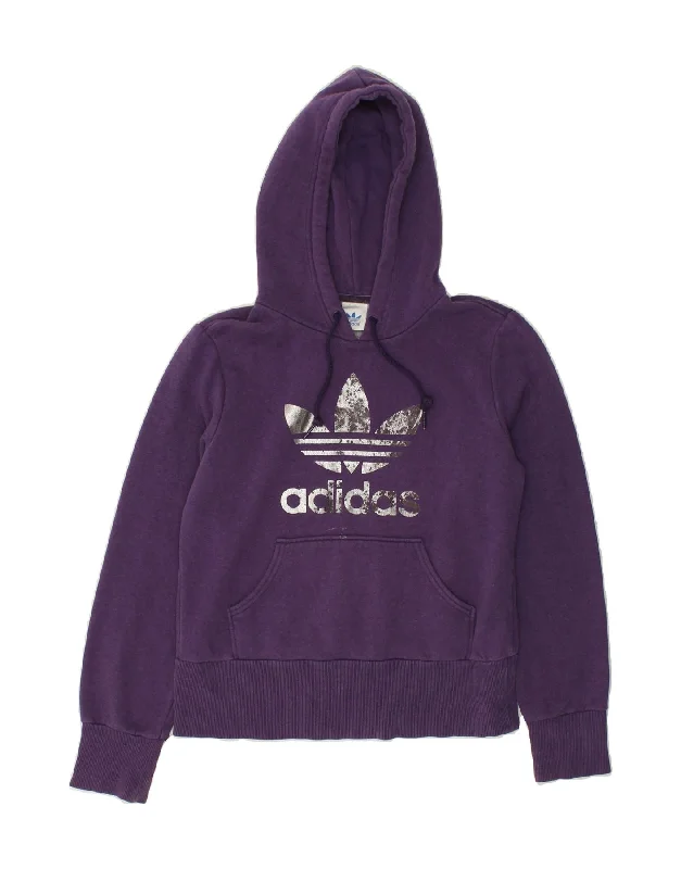 ADIDAS Womens Graphic Hoodie Jumper Eu 46 Large Purple Cotton Hoodie with Hem Lace Feminine Delicate ADIDAS Womens Graphic Hoodie Jumper Eu 46 Large Purple Cotton Hoodie with Hem Lace Feminine Delicate