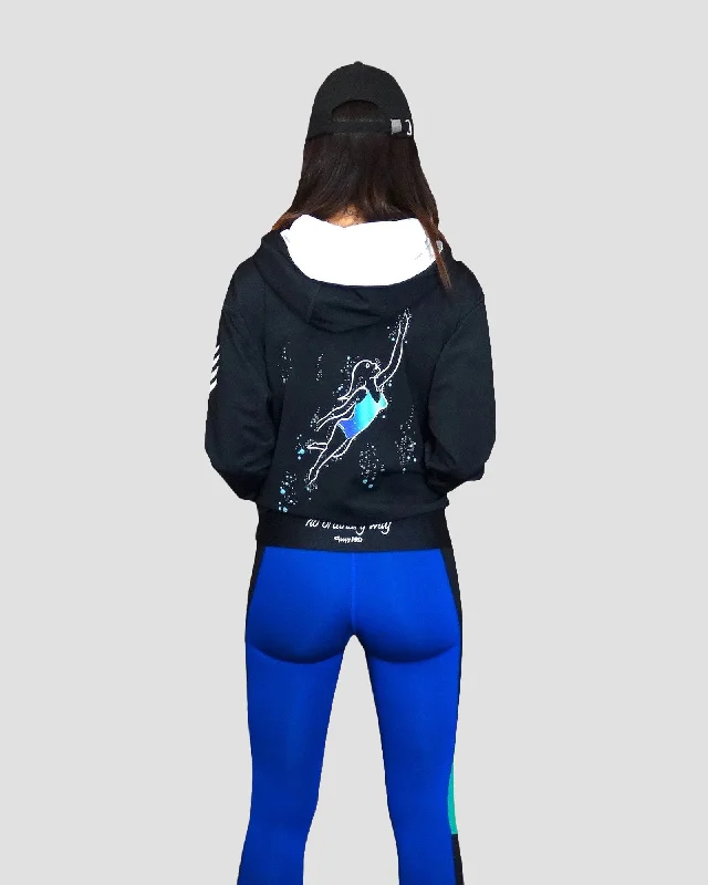 GoofyPRO Women's Cayton Core Lightweight Hoodie - Aquaserene Hoodie with Puffed Sleeves Voluminous Trendy GoofyPRO Women's Cayton Core Lightweight Hoodie - Aquaserene Hoodie with Puffed Sleeves Voluminous Trendy