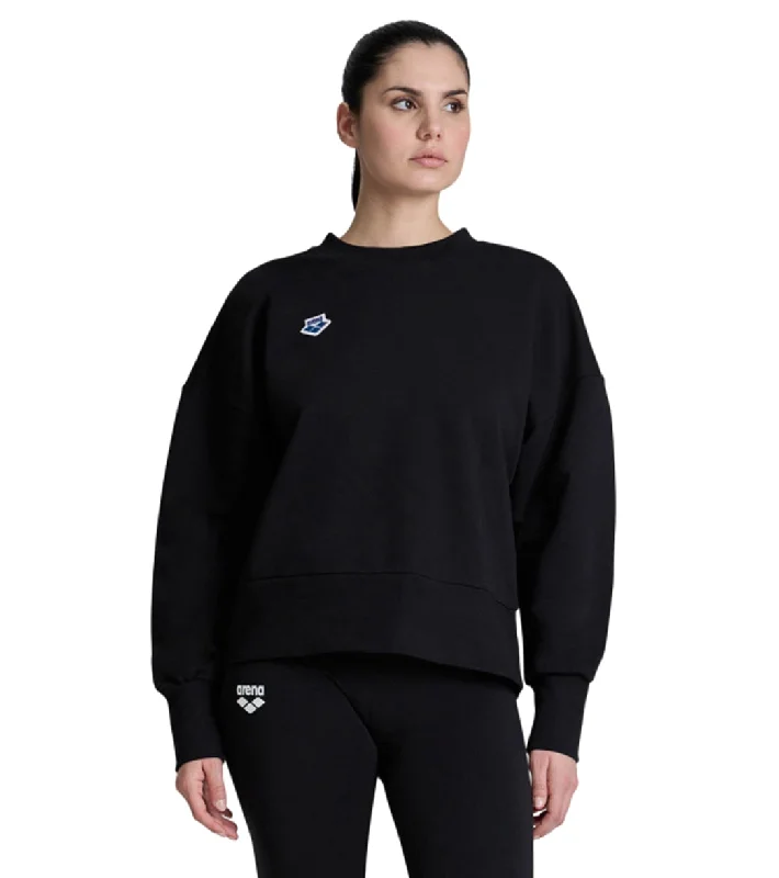 Arena Women's Oversize Crewneck Sweatshirt Black