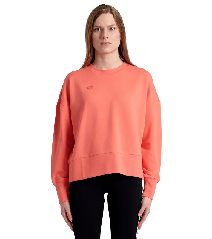 Arena Women's Oversize Crewneck Sweatshirt Calypso Coral