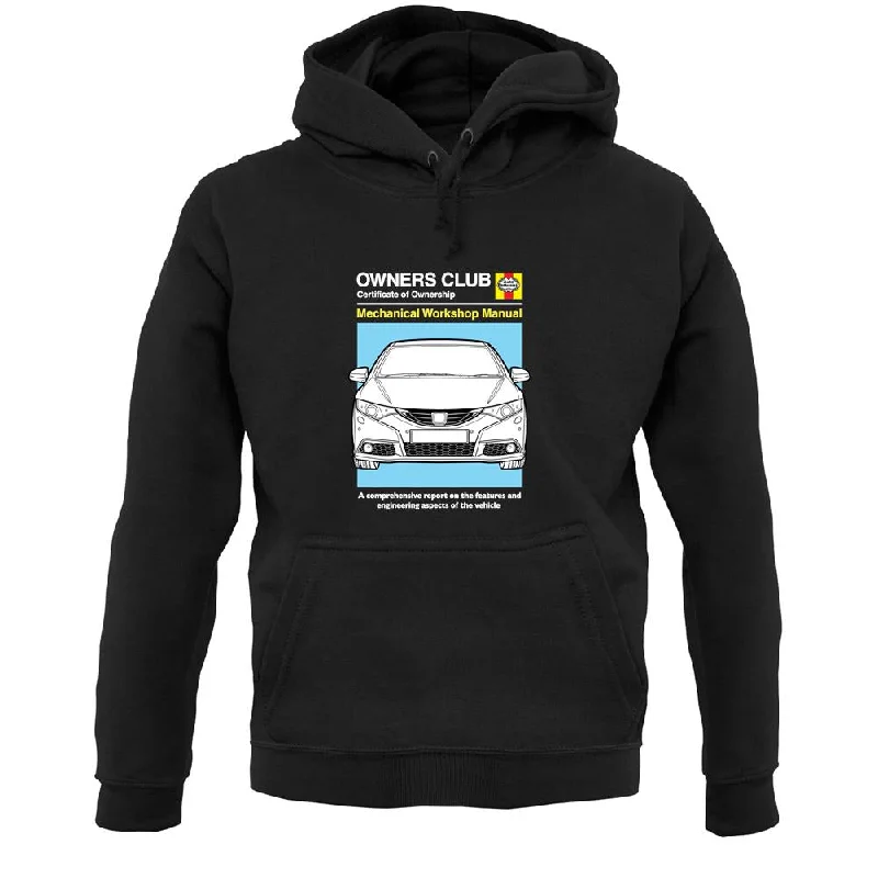 Car Owners Manual Civic Unisex Hoodie