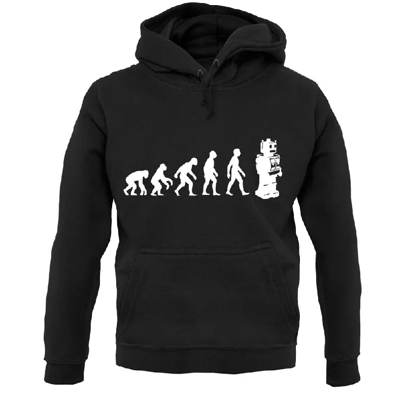 Evolution Of Man Robot Unisex Hoodie