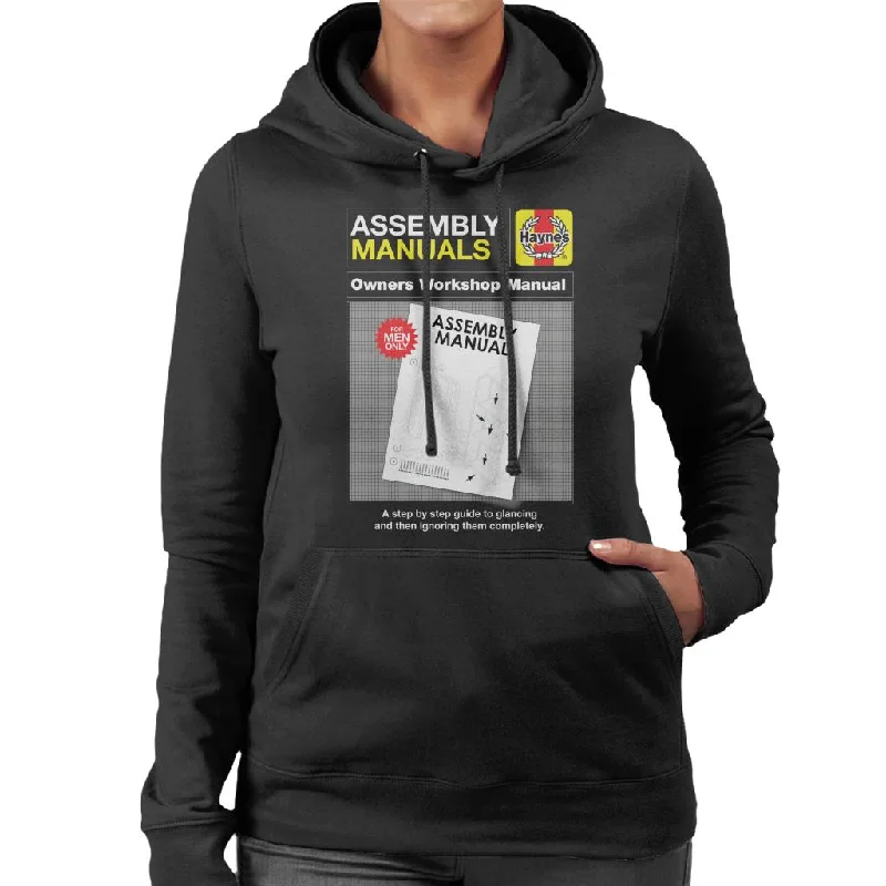Haynes Assembly Manuals Owners Workshop Manual Women's Hooded Sweatshirt Hoodie with Reflective Safety Nightwear Haynes Assembly Manuals Owners Workshop Manual Women's Hooded Sweatshirt Hoodie with Reflective Safety Nightwear