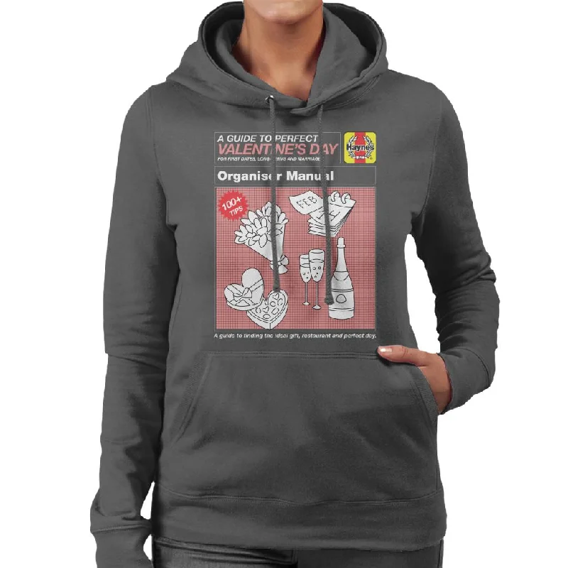 Haynes Perfect Valentines Organiser Manual Women's Hooded Sweatshirt Hoodie with Hem Applique Textured Unique Haynes Perfect Valentines Organiser Manual Women's Hooded Sweatshirt Hoodie with Hem Applique Textured Unique