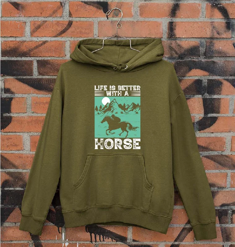 Horse Riding Unisex Hoodie for Men/Women