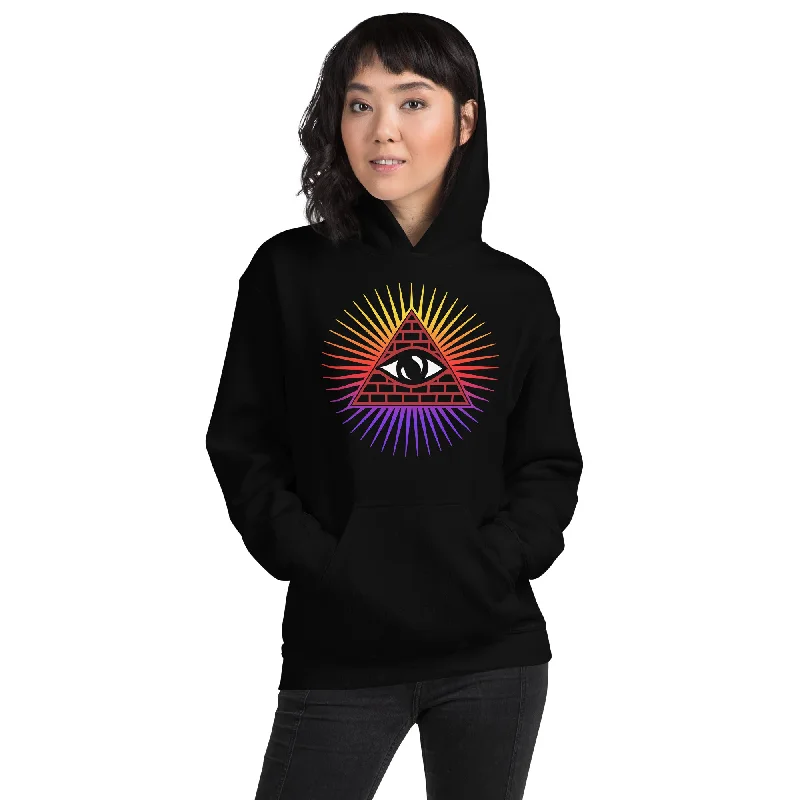 Illuminati All Seeing Psychic Eye Color Aura Unisex Hoodie Sweatshirt Hoodie with Hood Adjustable Protection Illuminati All Seeing Psychic Eye Color Aura Unisex Hoodie Sweatshirt Hoodie with Hood Adjustable Protection