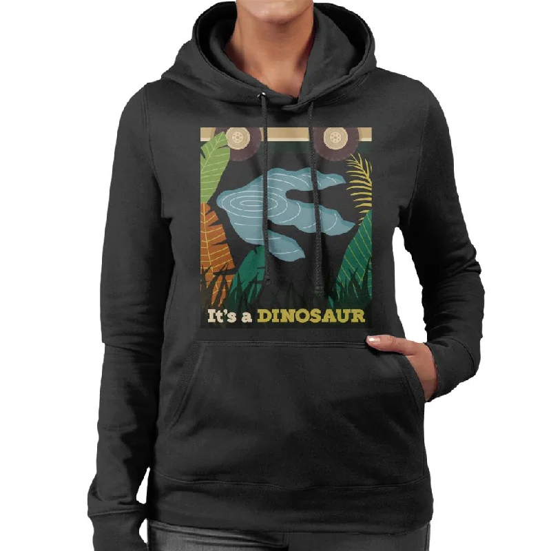Jurassic Park Its A Dinosaur Footprint Women's Hooded Sweatshirt Hoodie with Pattern Geometric Abstract Jurassic Park Its A Dinosaur Footprint Women's Hooded Sweatshirt Hoodie with Pattern Geometric Abstract