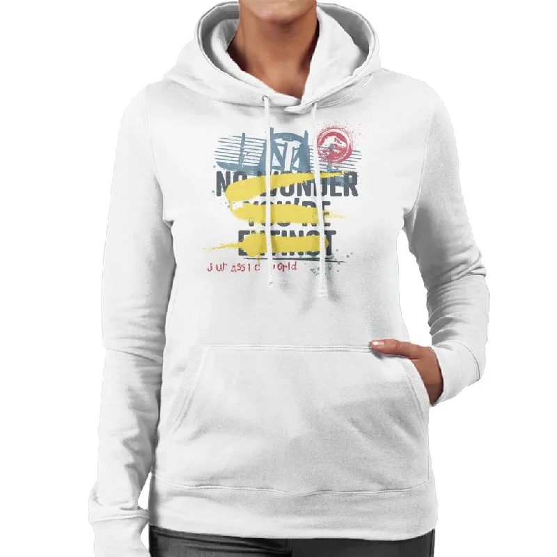 Jurassic Park Jurassic World No Wonder You Are Extinct Women's Hooded Sweatshirt Hoodie with High-Low Hem Asymmetrical Trendy Jurassic Park Jurassic World No Wonder You Are Extinct Women's Hooded Sweatshirt Hoodie with High-Low Hem Asymmetrical Trendy
