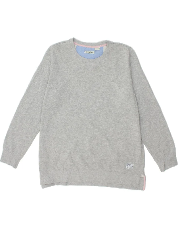 ORVIS Womens Sweatshirt Jumper UK 18 XL Grey Cotton Hoodie with Cuffed Sleeves Snug Secure ORVIS Womens Sweatshirt Jumper UK 18 XL Grey Cotton Hoodie with Cuffed Sleeves Snug Secure