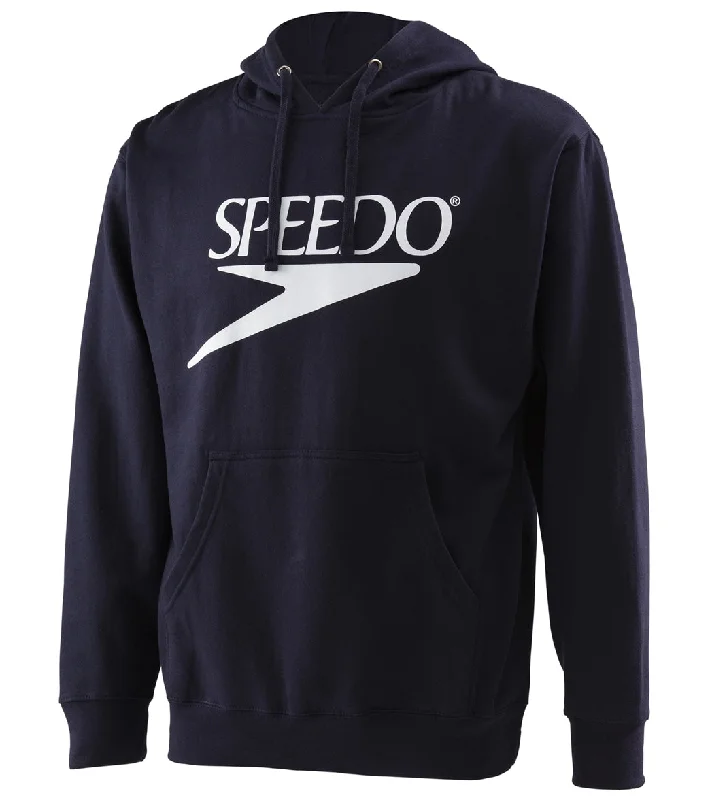 Speedo Unisex Vintage Logo Heavy Weight Fleece Hoodie Speedo Navy