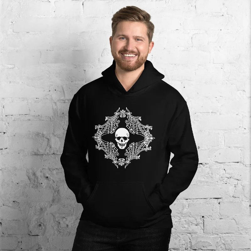 Spider Web Gothic Cobweb Skull Unisex Hoodie Sweatshirt Hoodie with Button Classic Timeless Spider Web Gothic Cobweb Skull Unisex Hoodie Sweatshirt Hoodie with Button Classic Timeless