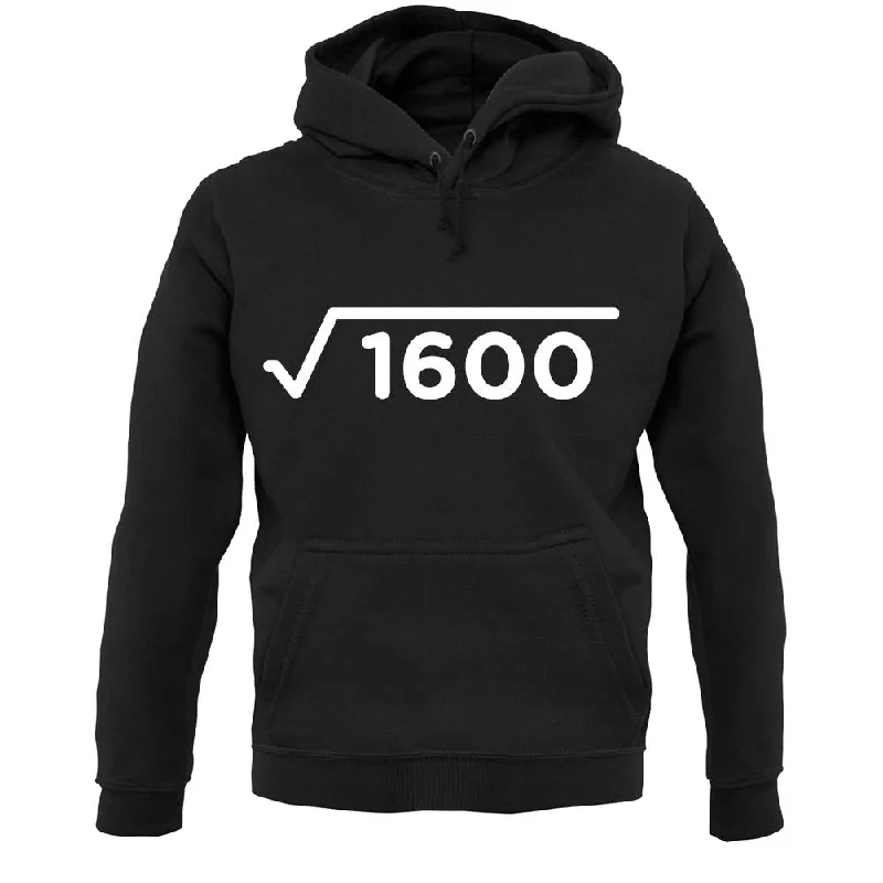 Square Root Birthday 40 Unisex Hoodie