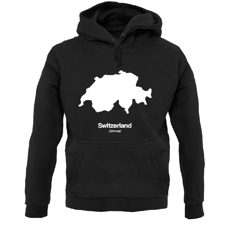 Switzerland Silhouette Unisex Hoodie