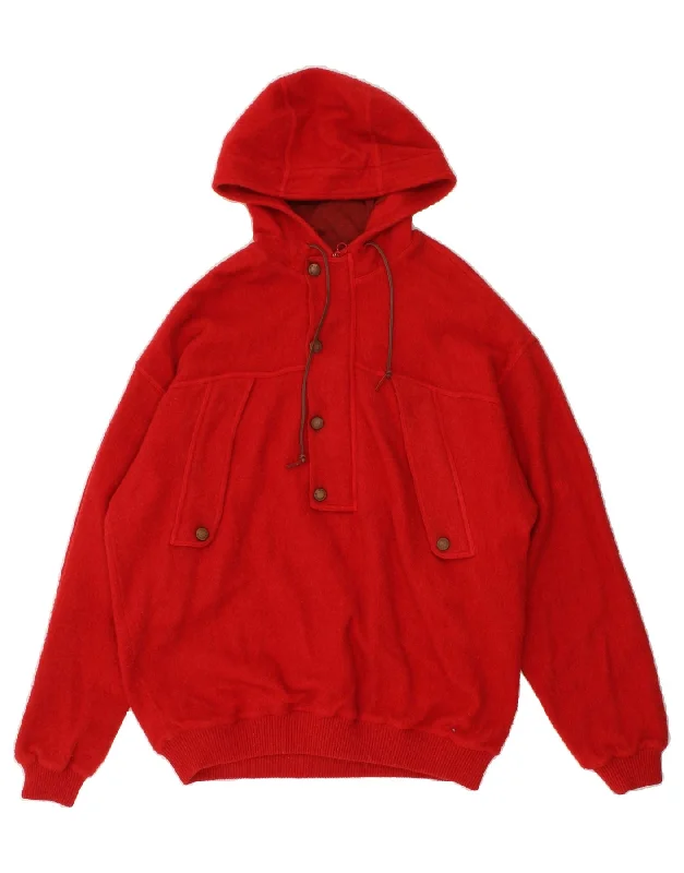 VALENTINO Mens Hoodie Jumper XL Red