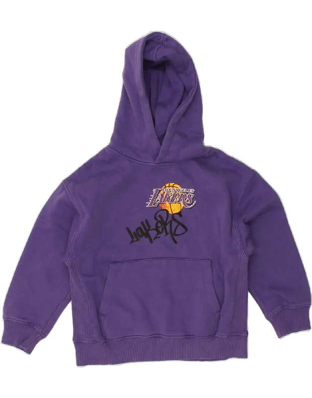 ZARA Boys Los Angeles Lakers Graphic Hoodie Jumper 6-7 Years Purple Cotton Hoodie with Drawcord Adjustable Secure ZARA Boys Los Angeles Lakers Graphic Hoodie Jumper 6-7 Years Purple Cotton Hoodie with Drawcord Adjustable Secure