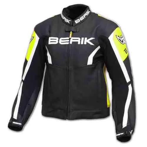 Berik - Chiffre Perforated Leather Jacket