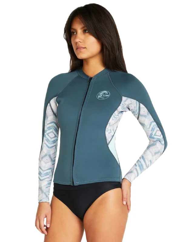 Oneill Womens 1.5mm Bahia Front Zip Wetsuit Jacket