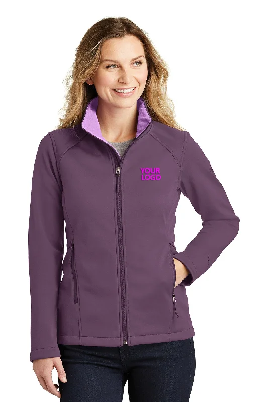 North Face Ladies Ridgewall Soft Shell Jacket Blackberry Wine