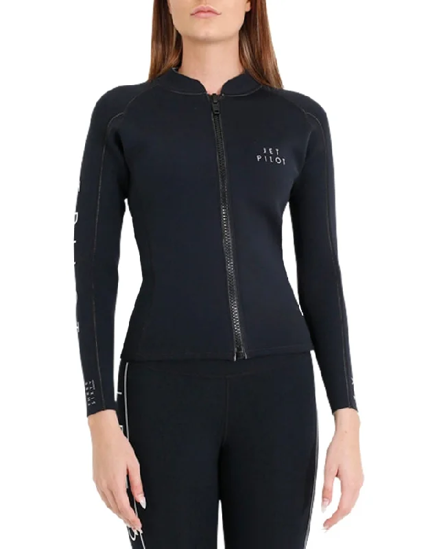 Jetpilot X1 1mm Ladies L/S Neo Jacket - Black