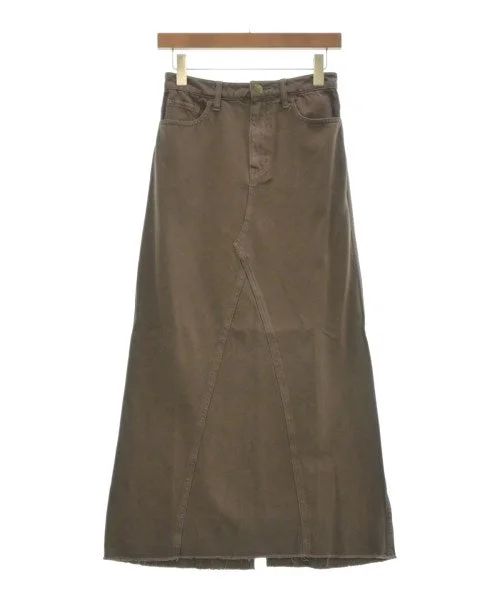 Healthy DENIM Long/Maxi length skirts leather skirt sleek