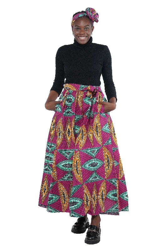 African Long Maxi Skirt boho skirt vibe