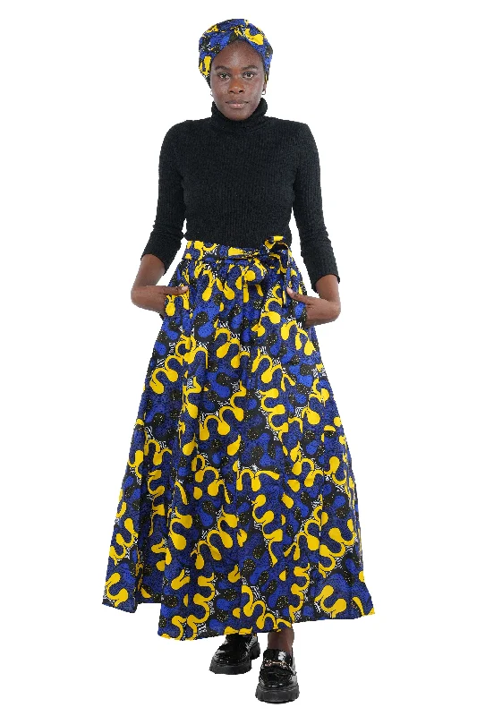 African Long Maxi Skirt modal blend skirt