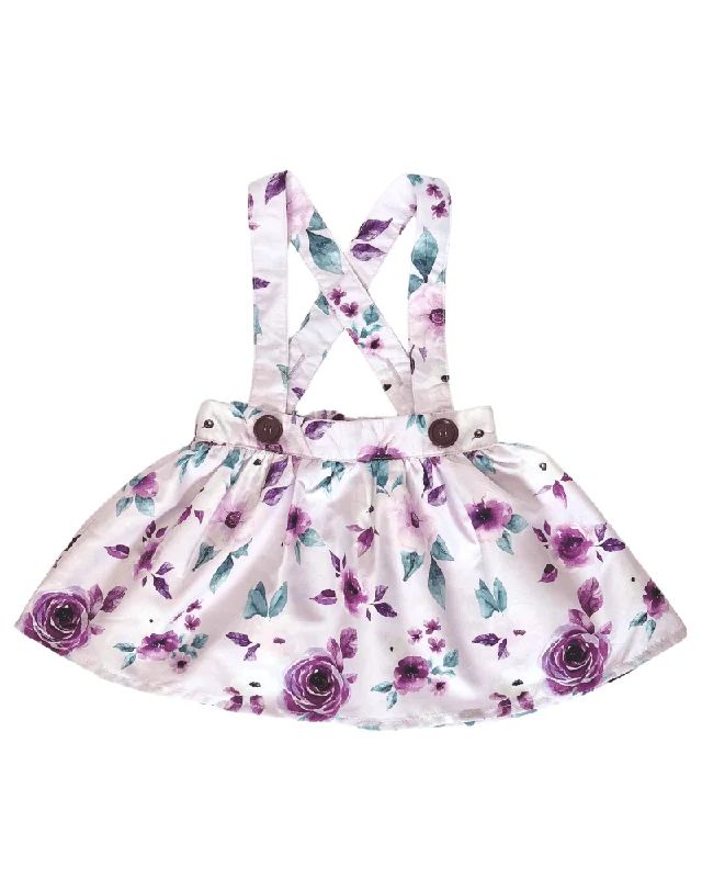 Daphne Suspender Skirt - Sugar Plum Floral