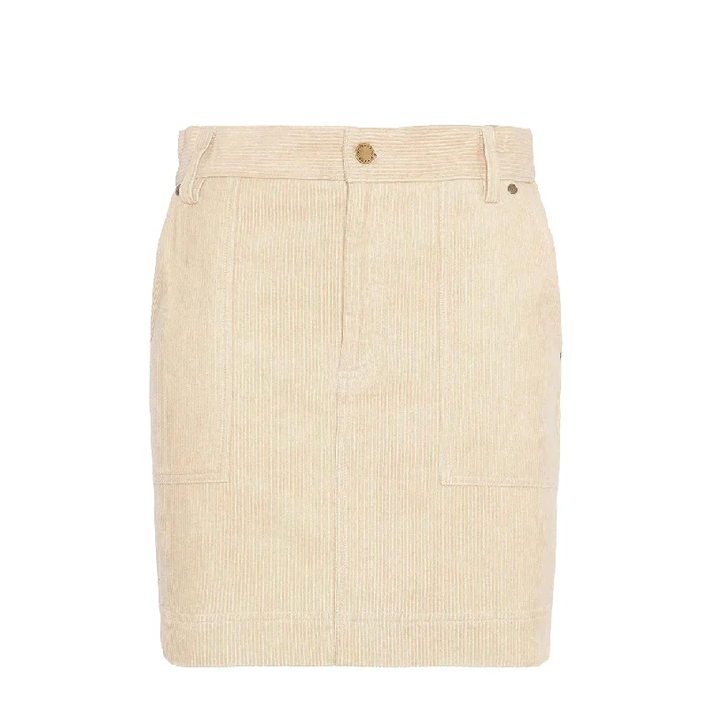 Barbour Womens Anya Mini Skirt White Pepper