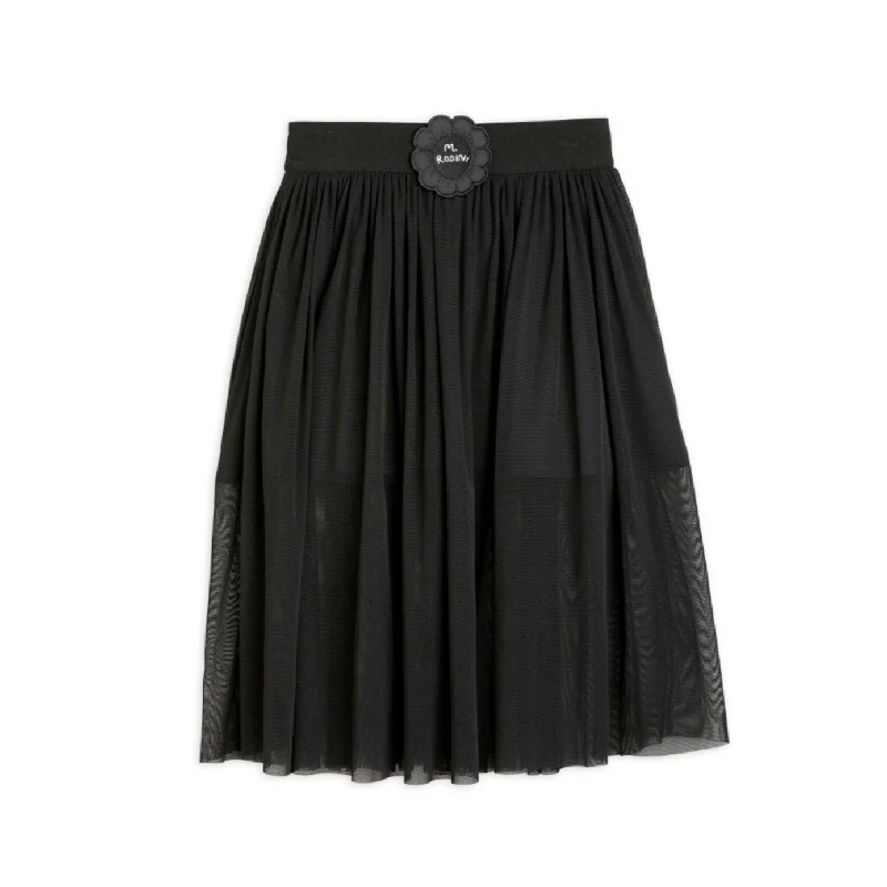 Bat Flower Tulle Skirt