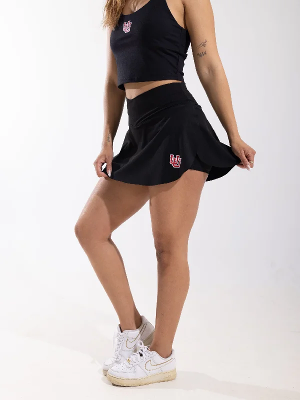 University of Utah - The Campus Rec Active Skirt  - Black