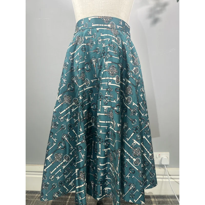 Full Circle Skirt - Keys (10)