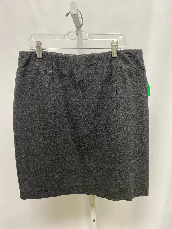 J.Jill Size Small Charcoal Skirt