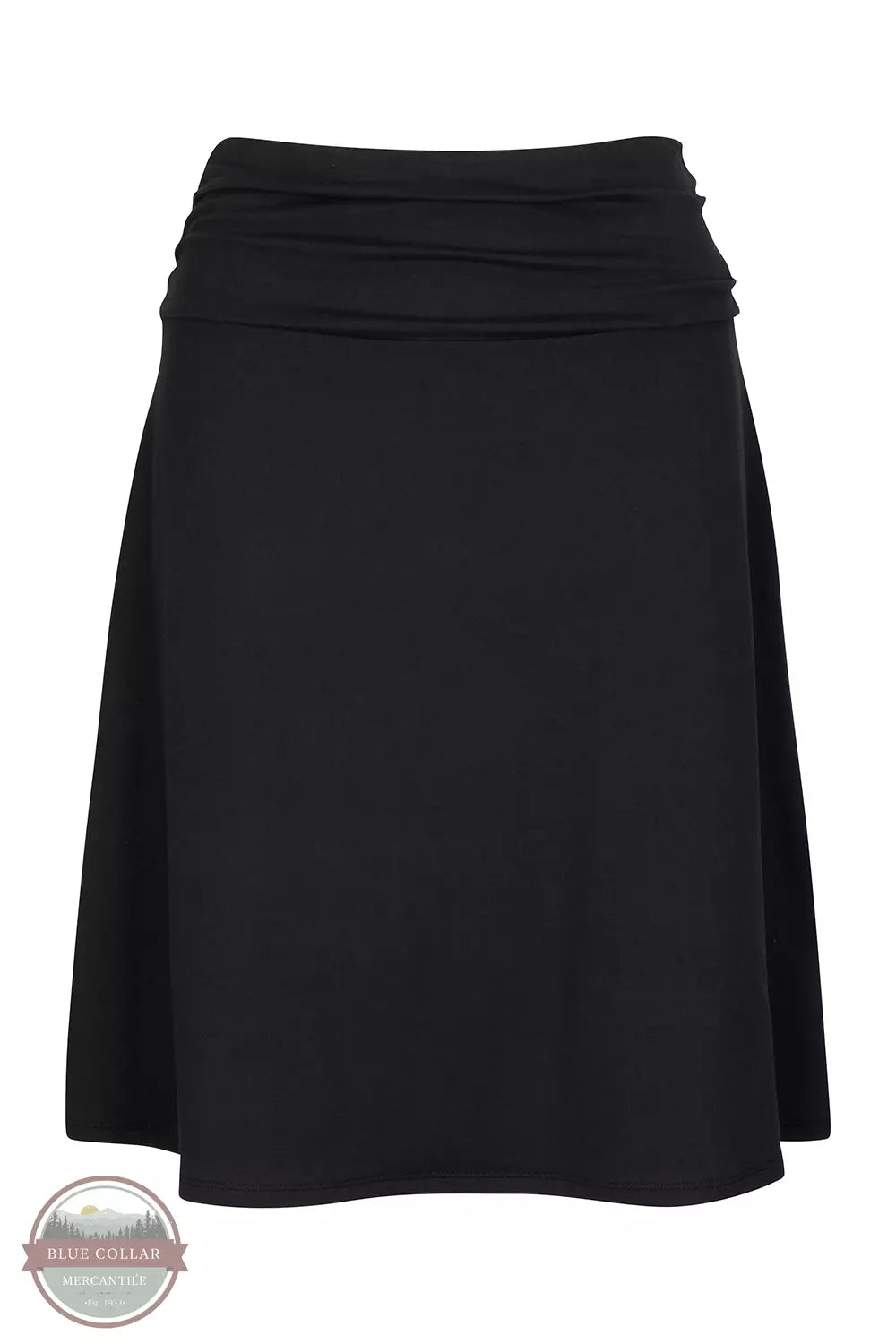 NRL3029 Black Jersey Knit Skirt