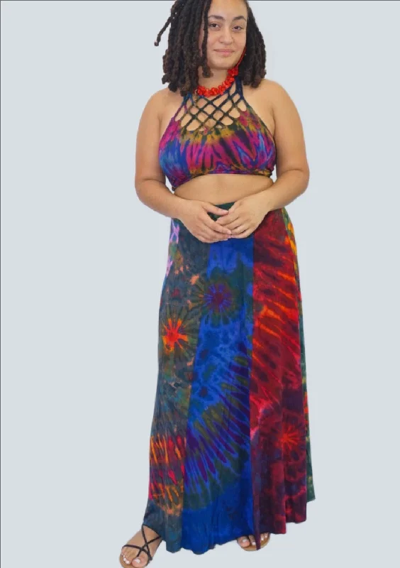 Tie Dye Maxi Skirts