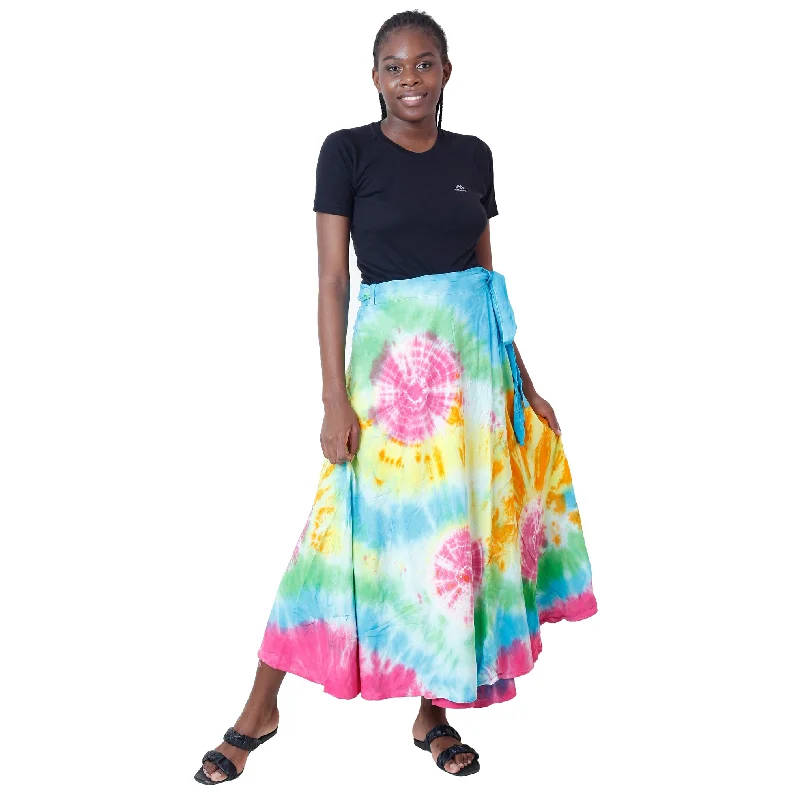 Women's Maxi Tie Dye Skirt -- FI-50 TD