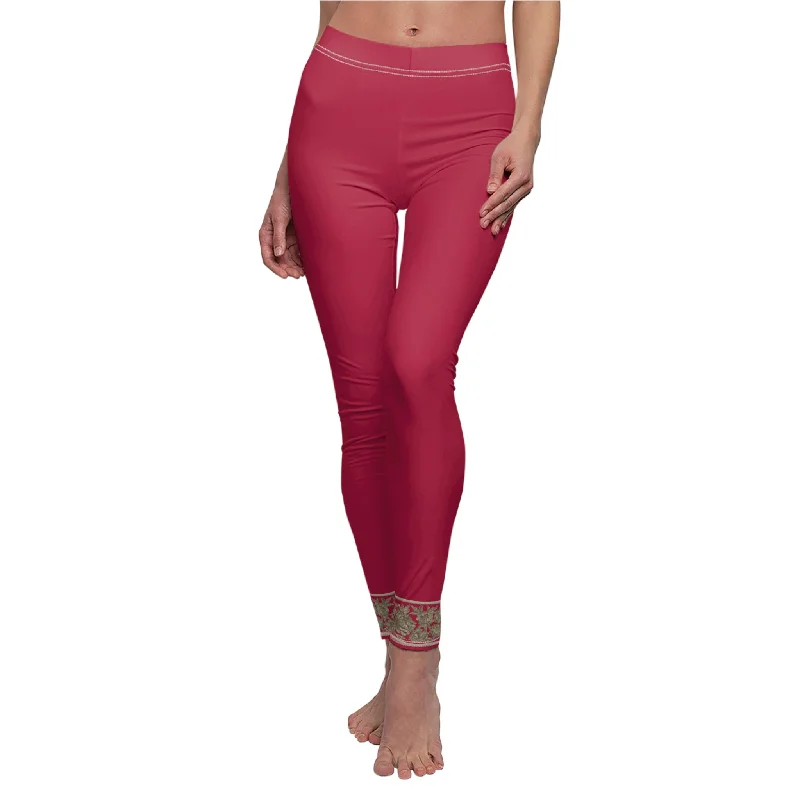 Adult Jasmine Leggings, Descendants 4 The Rise Of Red Costume Trendy Flared Leggings Adult Jasmine Leggings, Descendants 4 The Rise Of Red Costume Trendy Flared Leggings