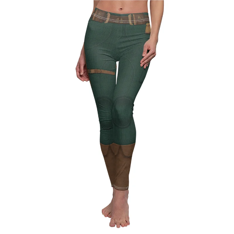 Callisto Mal Leggings, Strange World Costume Trendy Flared Leggings