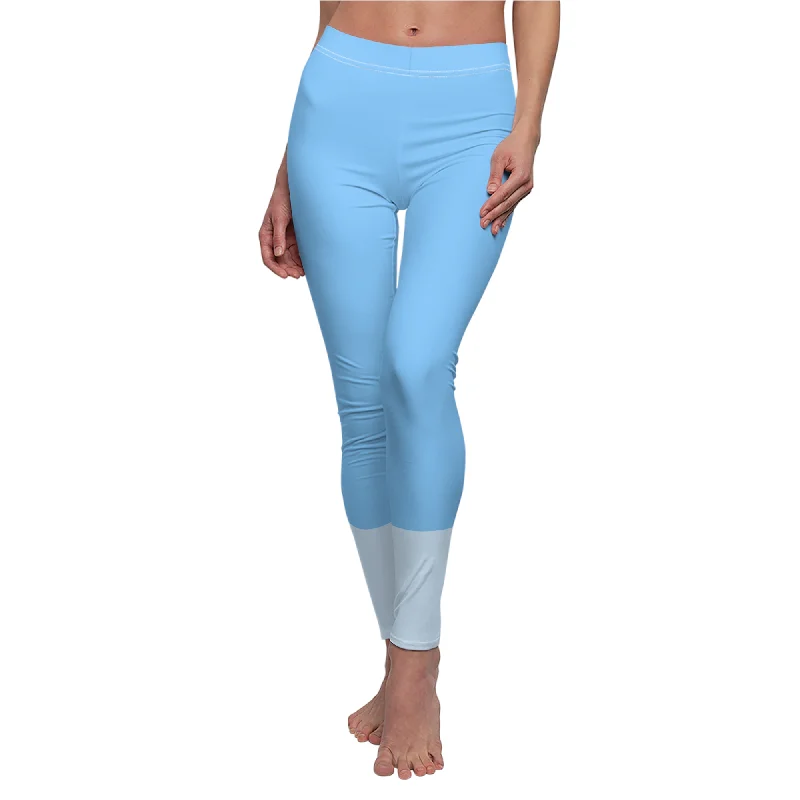 Christine Heeler Leggings, Heeler Dog Family Costume Trendy Faux Suede Leggings