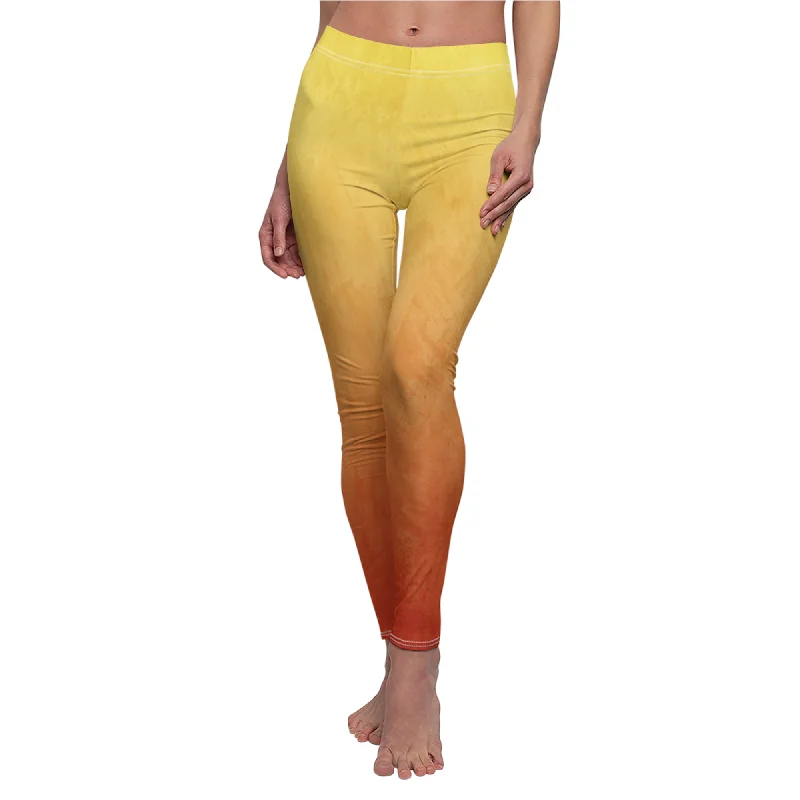 Ember Lumen Leggings, Elemental Costume Comfortable Full-Body Compression Leggings