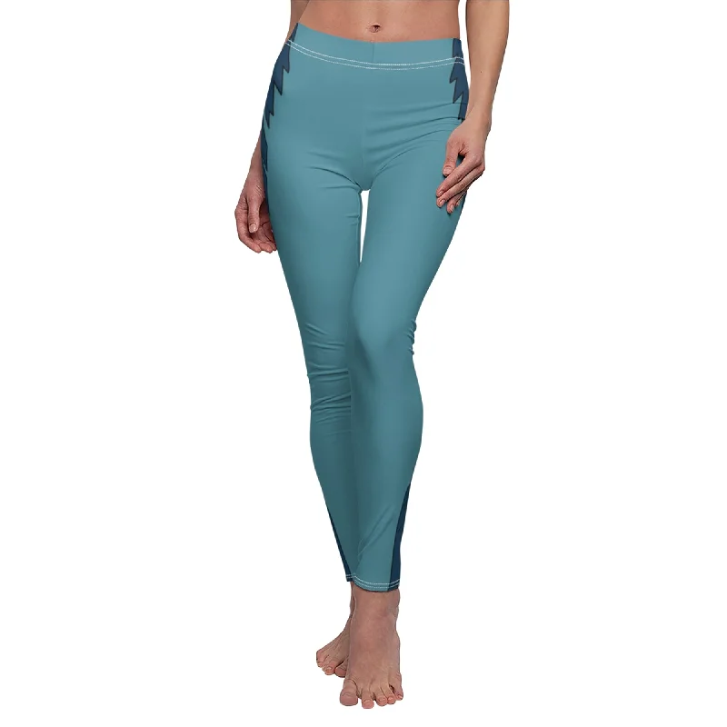 Flotsam and Jetsam Legging, The Little Mermaid Costume Cozy Textured Workout Leggings Flotsam and Jetsam Legging, The Little Mermaid Costume Cozy Textured Workout Leggings