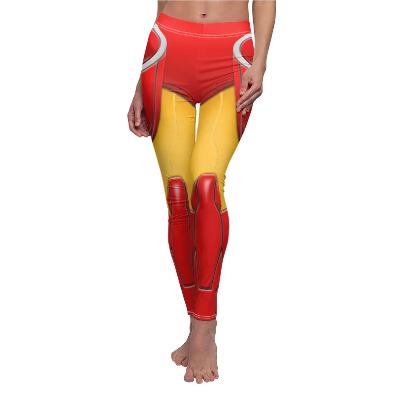 Iron Man Leggings, Spidey and His Amazing Friends Costume Comfortable Cold Weather Leggings Iron Man Leggings, Spidey and His Amazing Friends Costume Comfortable Cold Weather Leggings