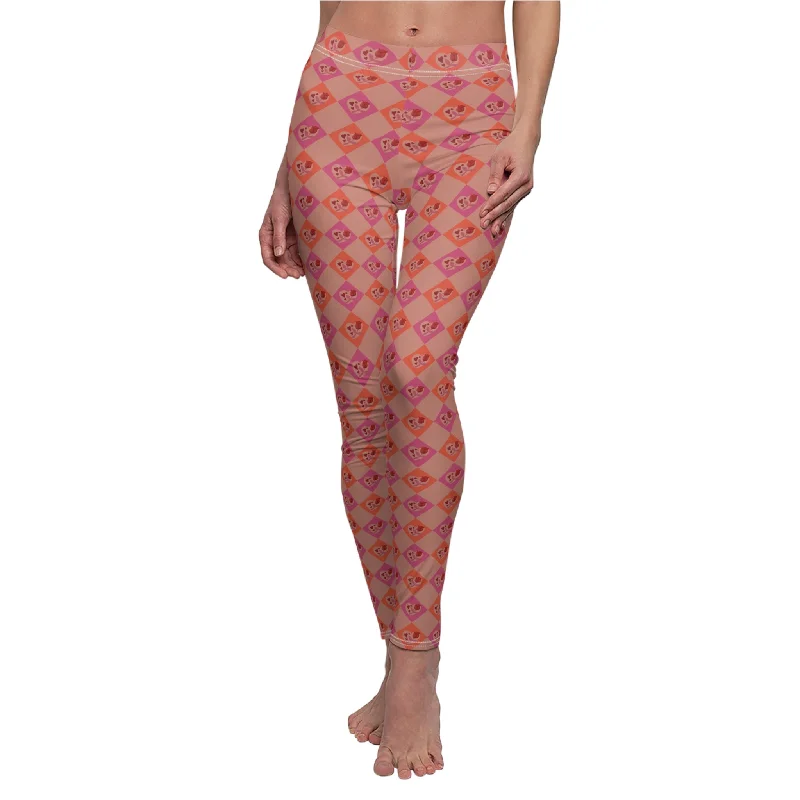 Princess Bridget Pink Pajamas Leggings, Deadpool & Wolverine Costume Comfortable Ribbed Sports Leggings Princess Bridget Pink Pajamas Leggings, Deadpool & Wolverine Costume Comfortable Ribbed Sports Leggings