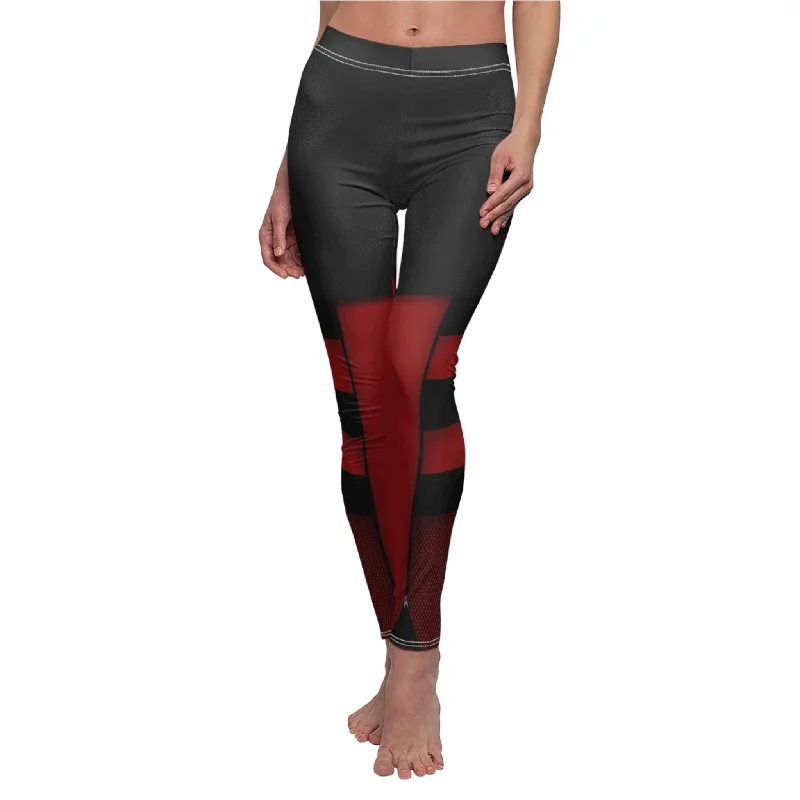 Princess Red Leggings, Descendants 4 The Rise Of Red Costume Comfortable Compression Leggings Princess Red Leggings, Descendants 4 The Rise Of Red Costume Comfortable Compression Leggings