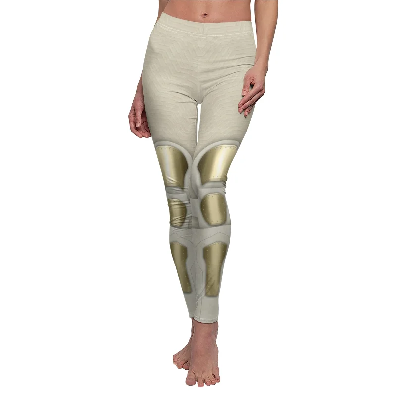 Valkyrie White Armor Legging, Thor Ragnarok Costume Fashionable Lacy Detail Leggings Valkyrie White Armor Legging, Thor Ragnarok Costume Fashionable Lacy Detail Leggings