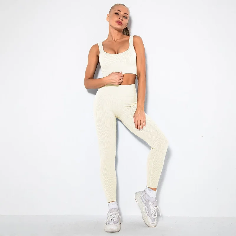 u-bra+Leggings-white