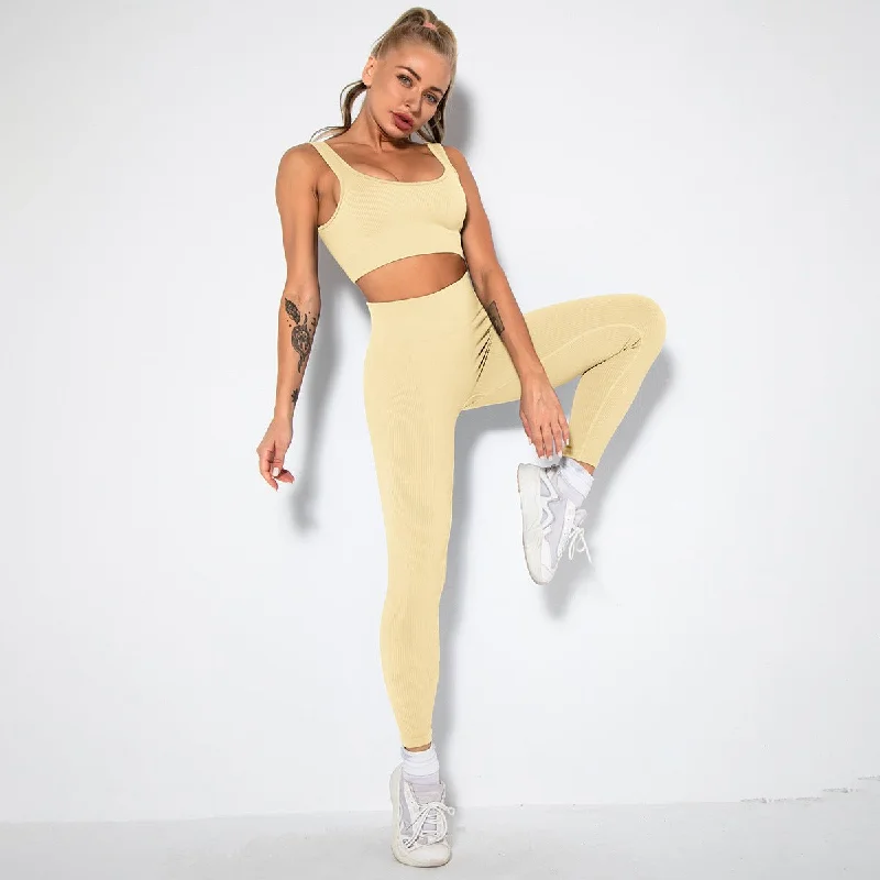 u-bra+Leggings-yellow