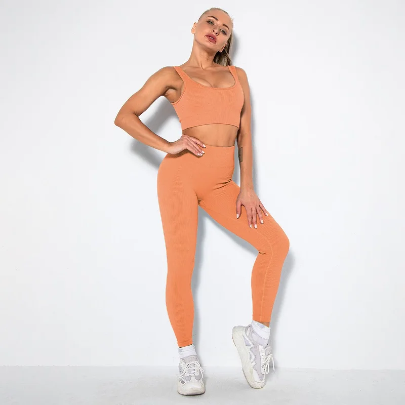 u-bra+Leggings-orange