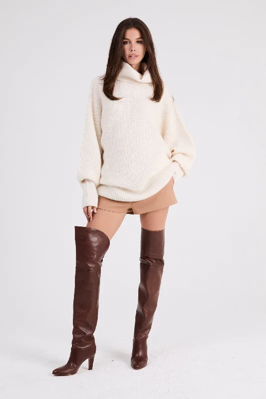 + Beryll Clara Oversized Sweater | Snow